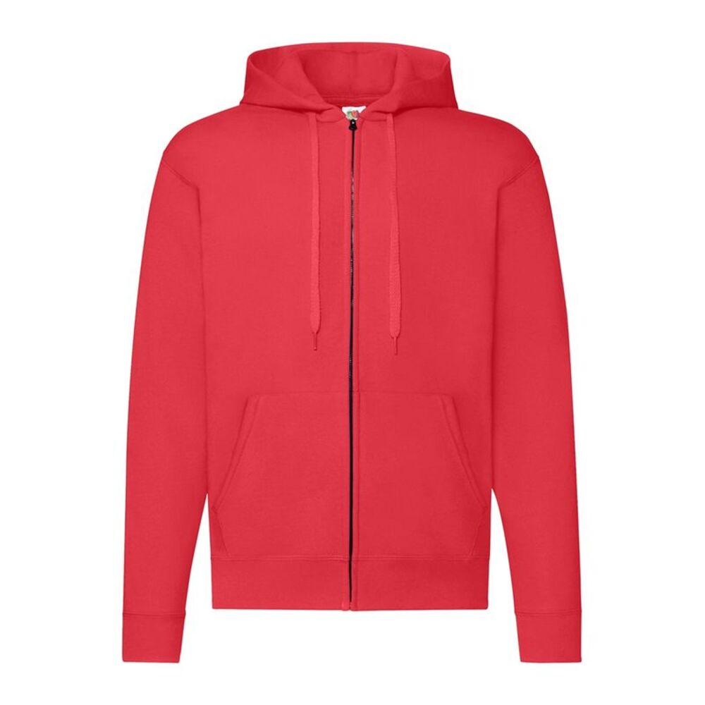 Fruit of the Loom Unisex Adult Classic Hoodie / Red